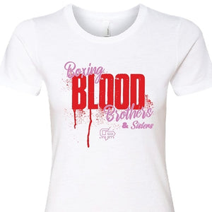Open image in slideshow, Womens Boxing Blood Brothers &amp; Sisters T-Shirt
